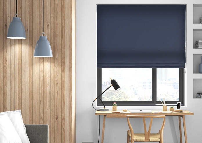 Sunningdale, Indigo - Roman Blind - Image 3